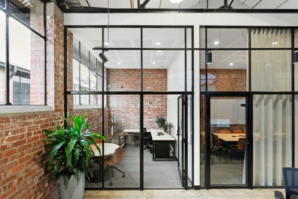 Beautiful office space fit out using masterful fabrication skills by Harris custom fabrication