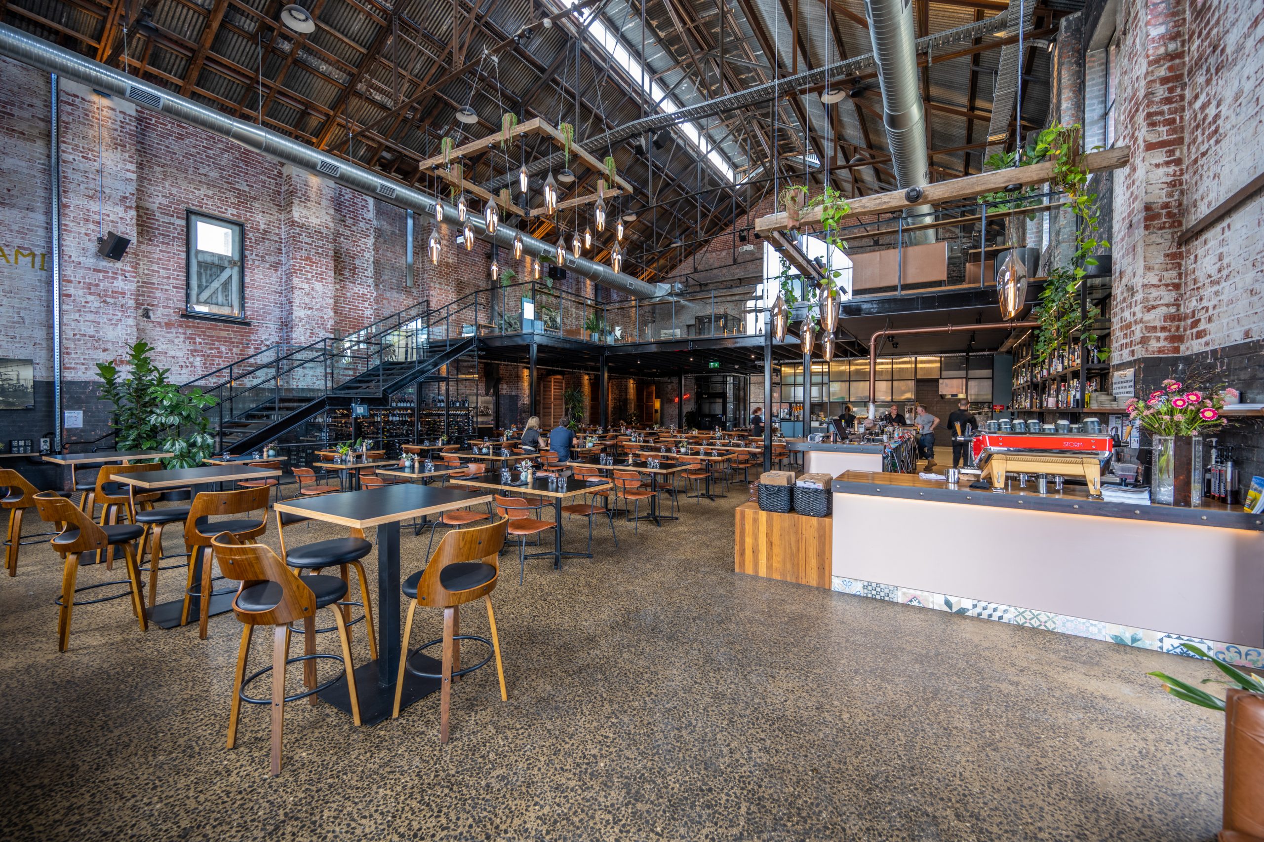 Exquisite high ceilings and large bar area with in Geelong's best restaurant 1915