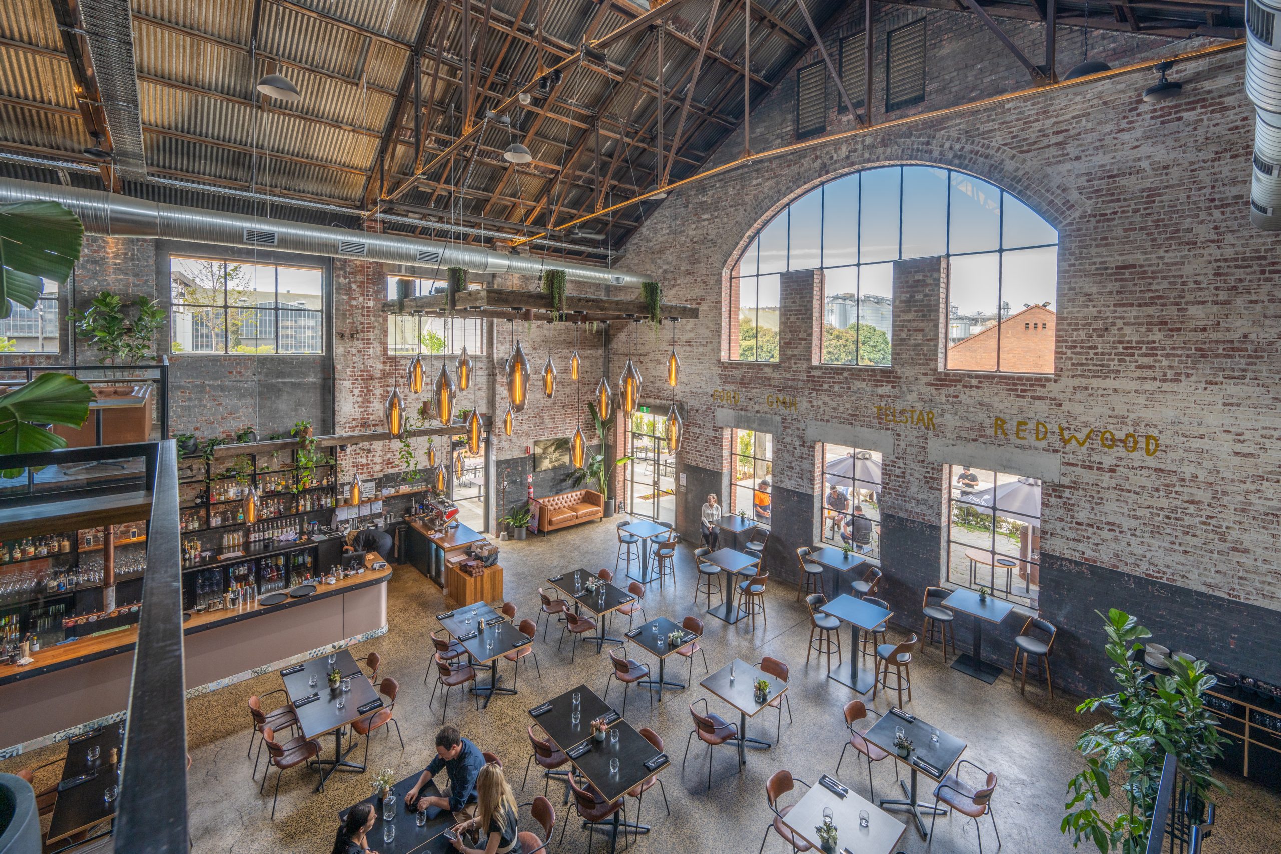 Large open area on the ground floor of Geelong's 1915 restaurant and bar