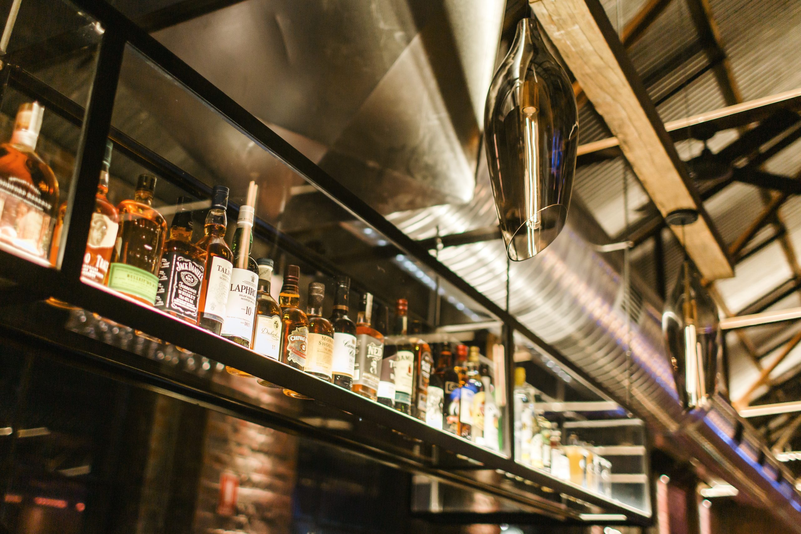 Many drinks stores for easy access at Geelong's 1915 restaurant